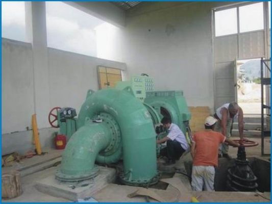 โรงไฟฟ้ากังหันฟรานซิสไฮโดร 320KW ไมโครน้ำกังหันปั่นไฟยาวอายุการใช้งาน