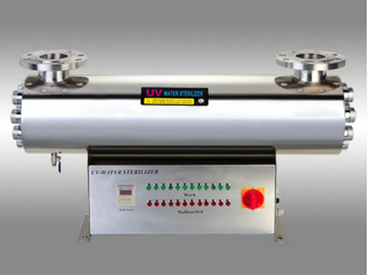 Thép không gỉ Nhà UV Sterilizer nước Đối RO lọc nước